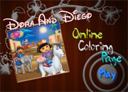 Dora-kleurplaten